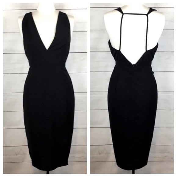 Lulus Dresses & Skirts - Lulu's Black Strappy Halter Dress L